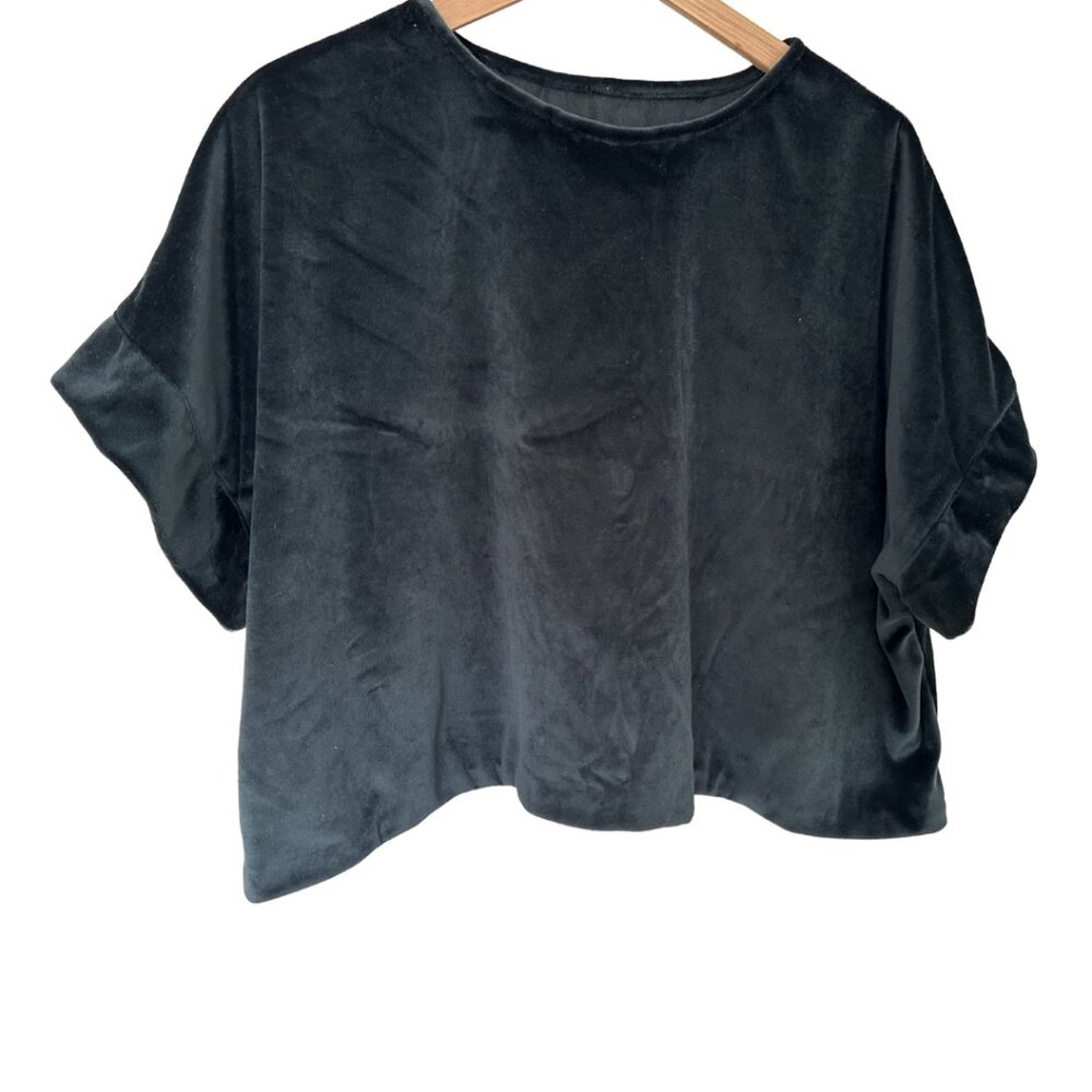 Boxy Velvet Georgia Tee - Homemade Elizabeth Suzann
